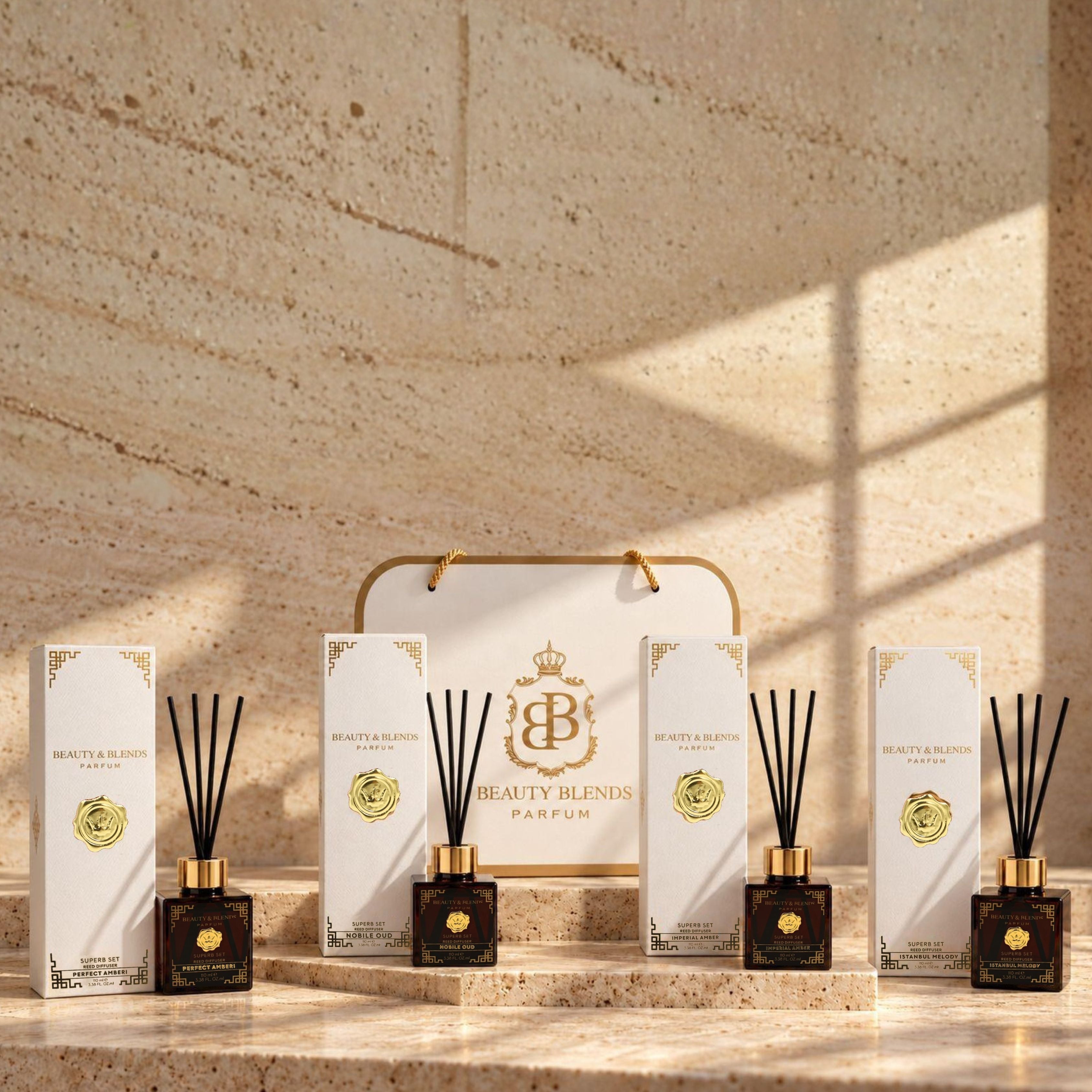 BB Luxury Reed Diffuser Set of 4
